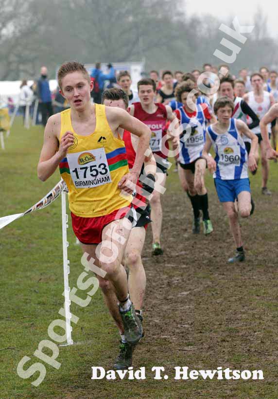 Joe Armstrong (North East) under-15s McCain World Cross Country Trials and Inter Counties.